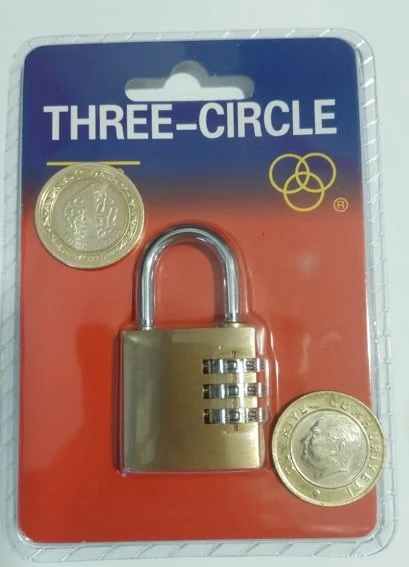 Three Cırcle 3 Basmaklı Şifreli Asma Kilit 30 Mm ürün görseli 1