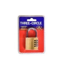 Three Cırcle 3 Basmaklı Şifreli Asma Kilit 30 Mm - Resim 3