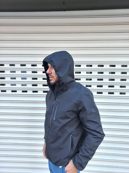 KİNETİX SİYAH RENK BASIC SOFTSHELL MONT - Resim 3