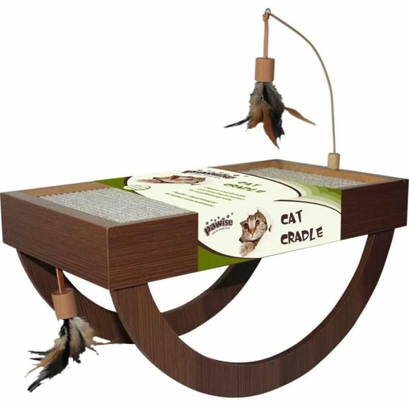 Pawise Oltalı Kedi Tırmalama Seti 40x21x22 cm ürün görseli 1