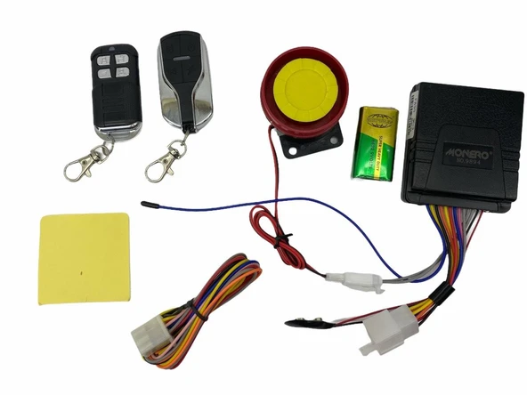 Motosiklet Alarm ve Çalıştırma Seti Pil Destekli ürün görseli 1