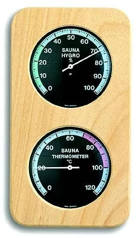 TFA Sauna Termometre Higrometre Nem Ölçer Ahşap ürün görseli 1