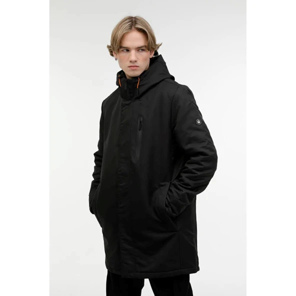 LUMBERJACK PENGUEN COAT SİYAH RENK MONT ürün görseli 1