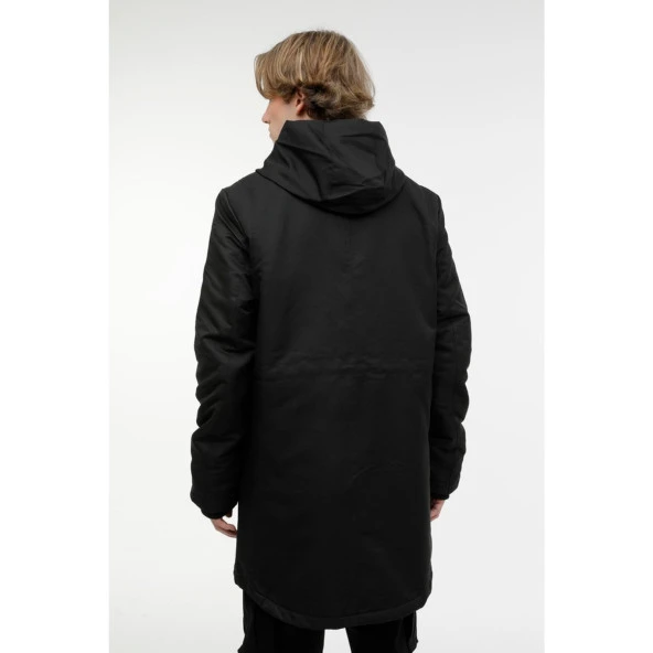 LUMBERJACK PENGUEN COAT SİYAH RENK MONT - Resim 2