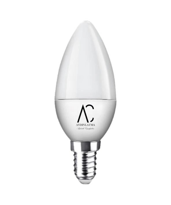 5W Mum Led Ampul 3200K Sarı Işık - E14 Duy ürün görseli 1
