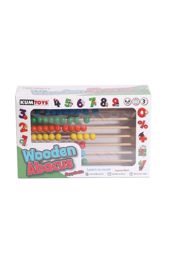 Kumtoys Ahşap Abaküs ürün görseli 1