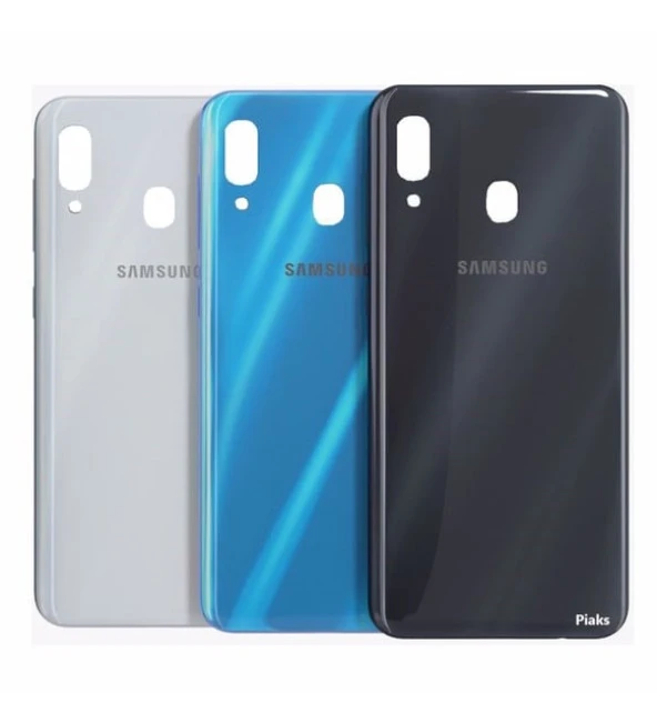 Samsung A20 - A205 Arka Kapak Batarya Pil Kapağı (Beyaz) ürün görseli 1