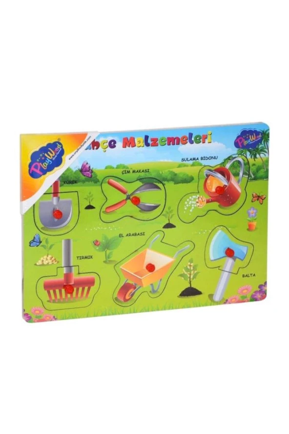 Play Wood Ahşap Tutmalı Bahçe Malzemeleri ONY-293 ürün görseli 1