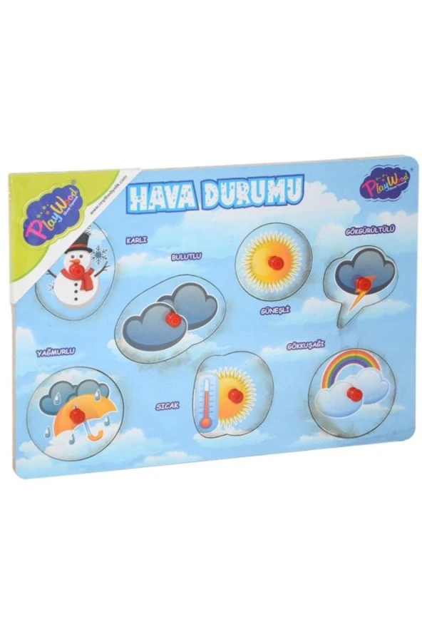 Play Wood Ahşap Tutmalı Hava Durumu ONY-284/285 ürün görseli 1