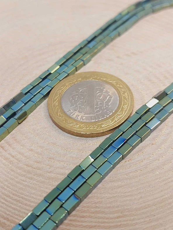 Hematit Taşı Dizi 2*4mm (49666) - Resim 2