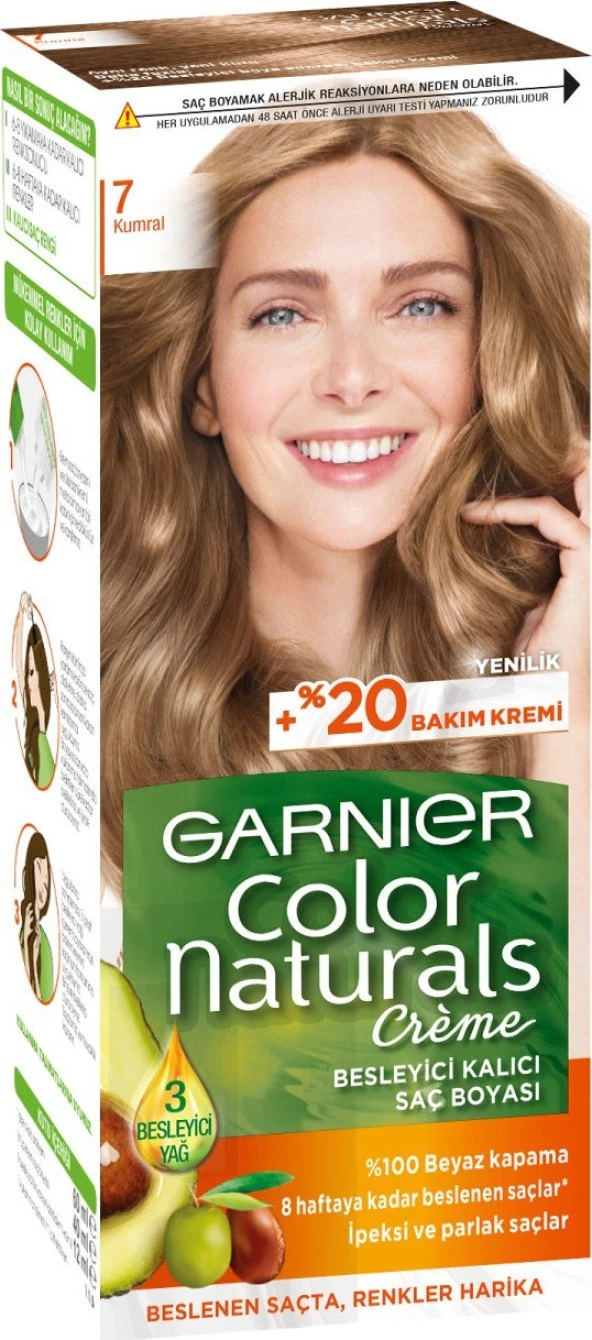 Garnier Color Naturals 7/0 - Kumral Saç Boyası ürün görseli 1