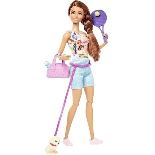 Barbie'nin Spa Günü Bebek Spor Zamanı GKH73 HKT91 Lisanslı Ürün ürün görseli 1
