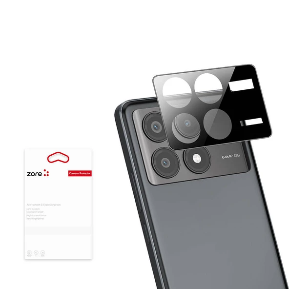 Vendas Xiaomi Poco X6 Pro Zore 3D Kamera Camı ürün görseli 1