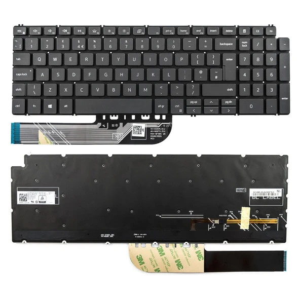 Dell Latitude 3510 (P101F) Notebook Klavyesi Siyah TR / ışıklı - Resim 2