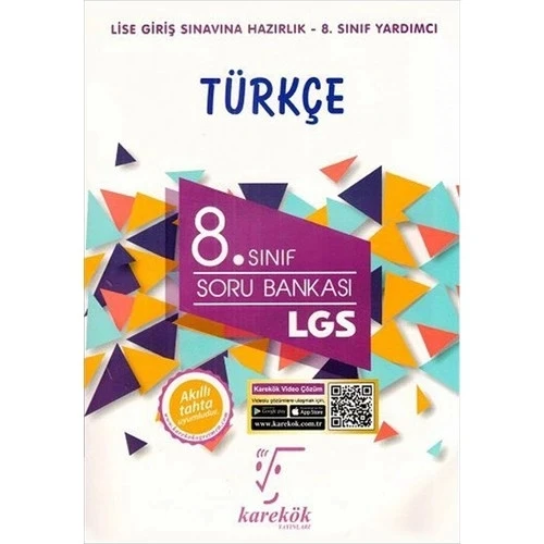 KAREKÖK 8.SINIF TÜRKÇE SORU BANKASI ürün görseli 1