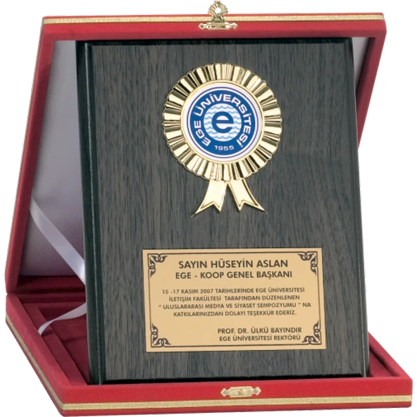 ODAK KUPA - Ahşap Plaketler - PL-005 A - 18x24 cm ürün görseli 1
