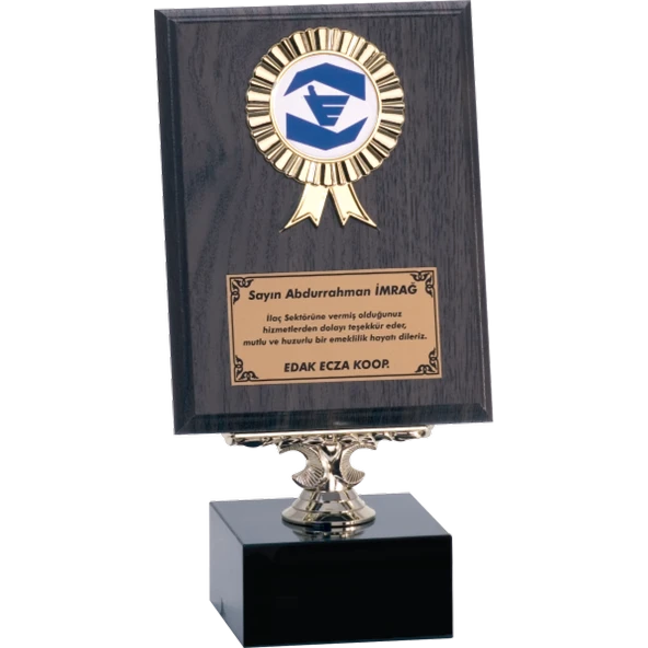 ODAK KUPA - Ahşap Plaketler - PL-006 B - 15x20 cm ürün görseli 1