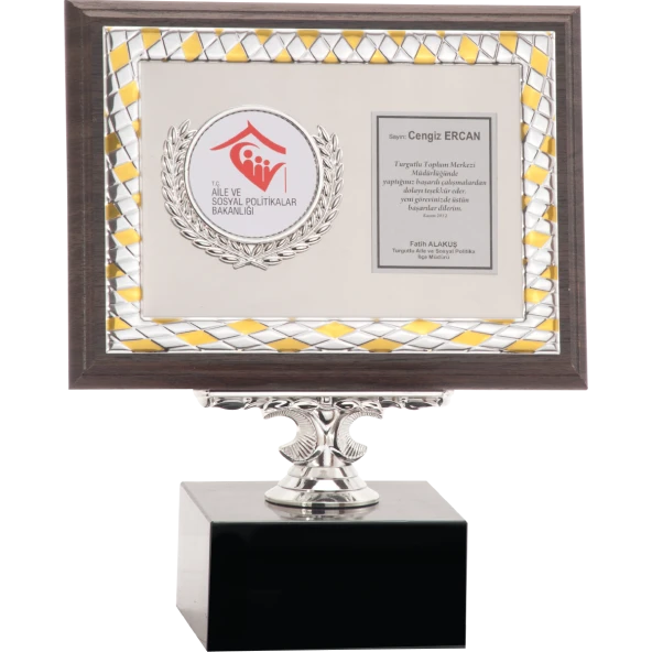 ODAK KUPA - Ahşap Plaketler - PL-020 B - 15x20 cm ürün görseli 1