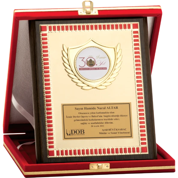 ODAK KUPA - Ahşap Plaketler - PL-053 A - 18x24 cm ürün görseli 1