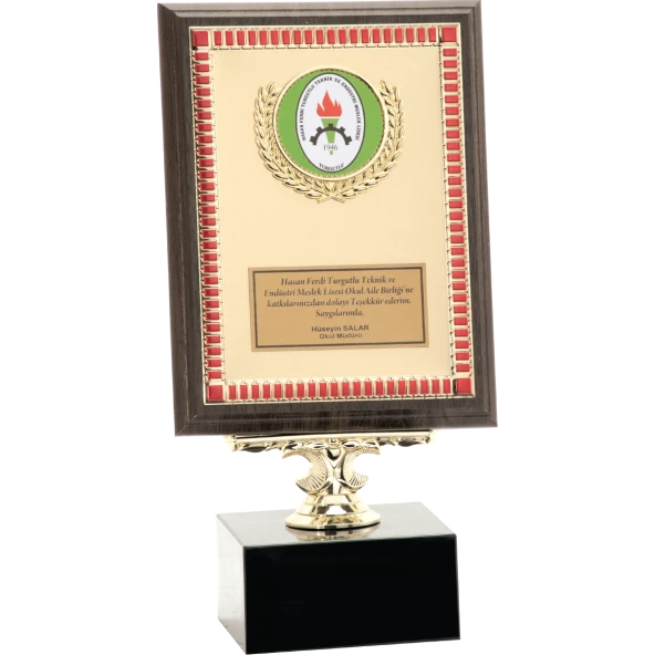 ODAK KUPA - Ahşap Plaketler - PL-054 B - 15x20 cm ürün görseli 1