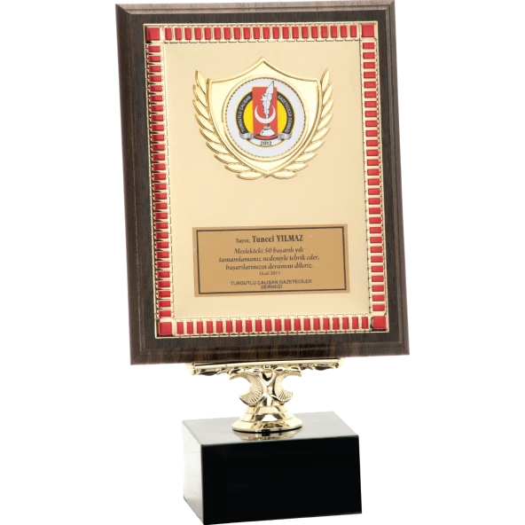 ODAK KUPA - Ahşap Plaketler - PL-054 A - 18x24 cm ürün görseli 1