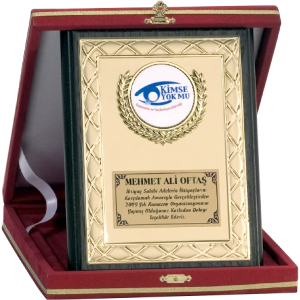 ODAK KUPA - Ahşap Plaketler - PL-057 B - 15x20 cm ürün görseli 1