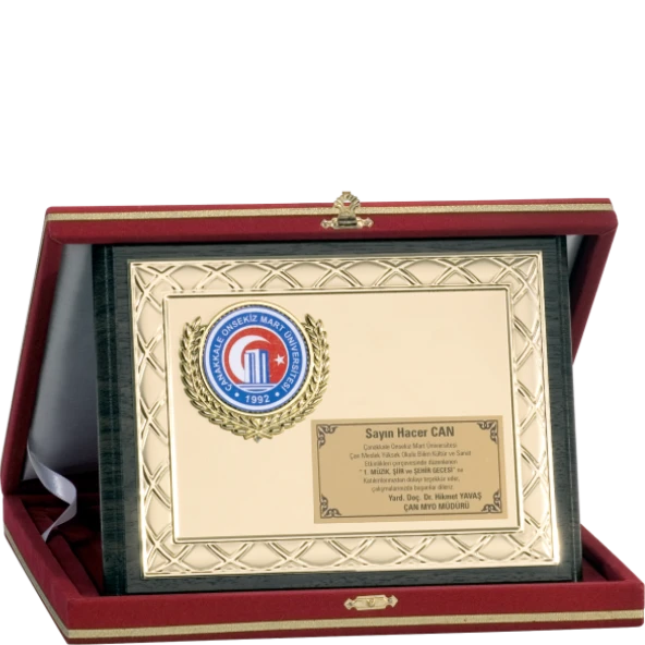 ODAK KUPA - Ahşap Plaketler - PL-059 A - 18x24 cm ürün görseli 1