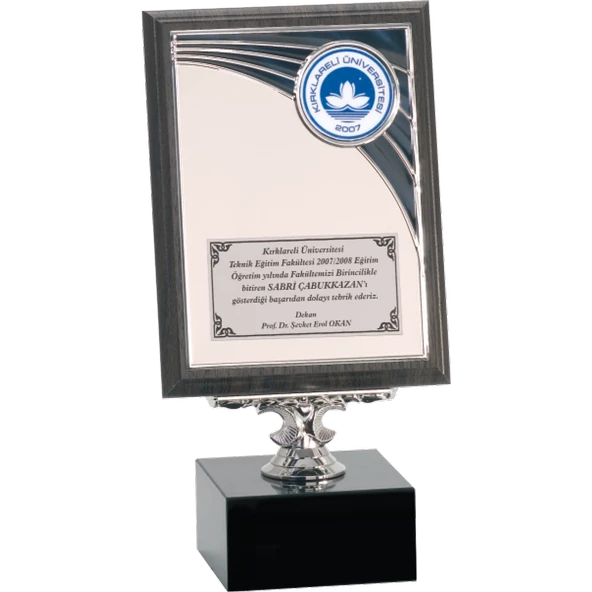 ODAK KUPA - Ahşap Plaketler - PL-078 B - 15x20 cm ürün görseli 1