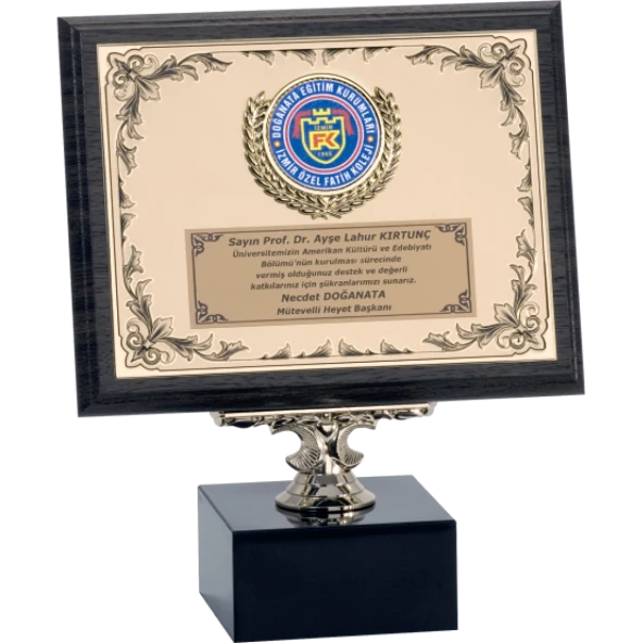 ODAK KUPA - Ahşap Plaketler - PL-072 A - 18x24 cm ürün görseli 1