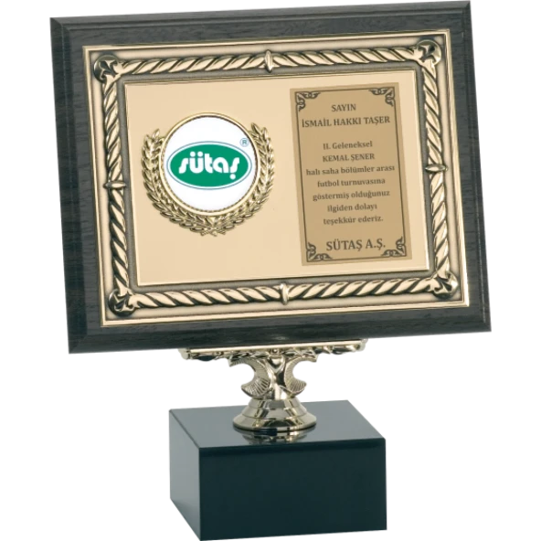 ODAK KUPA - Ahşap Plaketler - PL-084 A - 18x24 cm ürün görseli 1