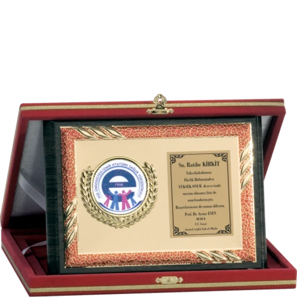 ODAK KUPA - Ahşap Plaketler - PL-095 B - 15x20 cm ürün görseli 1