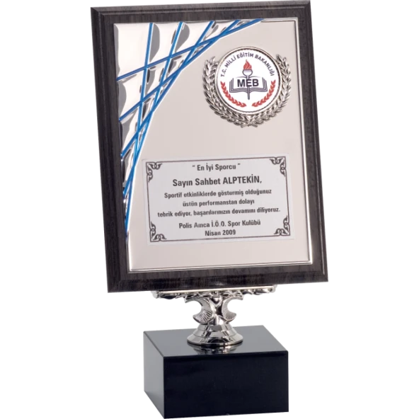 ODAK KUPA - Ahşap Plaketler - PL-098 A - 18x24 cm ürün görseli 1