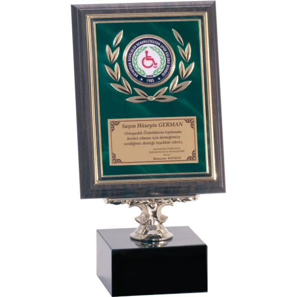 ODAK KUPA - Ahşap Plaketler - PL-120 B - 15x20 cm ürün görseli 1