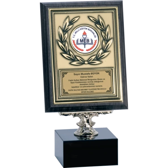 ODAK KUPA - Ahşap Plaketler - PL-114 B - 15x20 cm ürün görseli 1