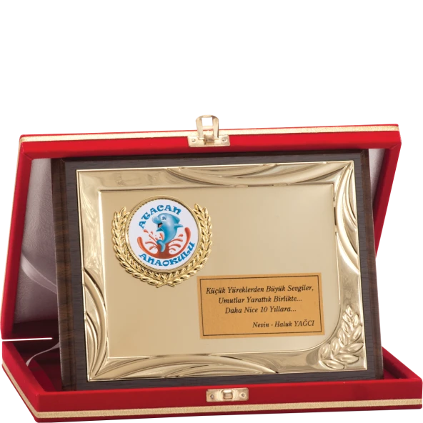 ODAK KUPA - Ahşap Plaketler - PL-125 B - 18x24 cm ürün görseli 1