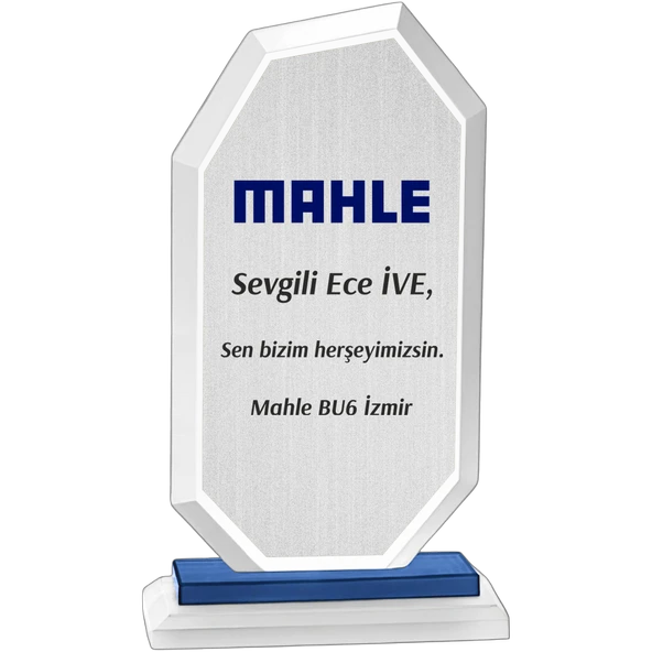 ODAK KUPA - Cam Plaketler - CM-006 B - 12x21 cm ürün görseli 1