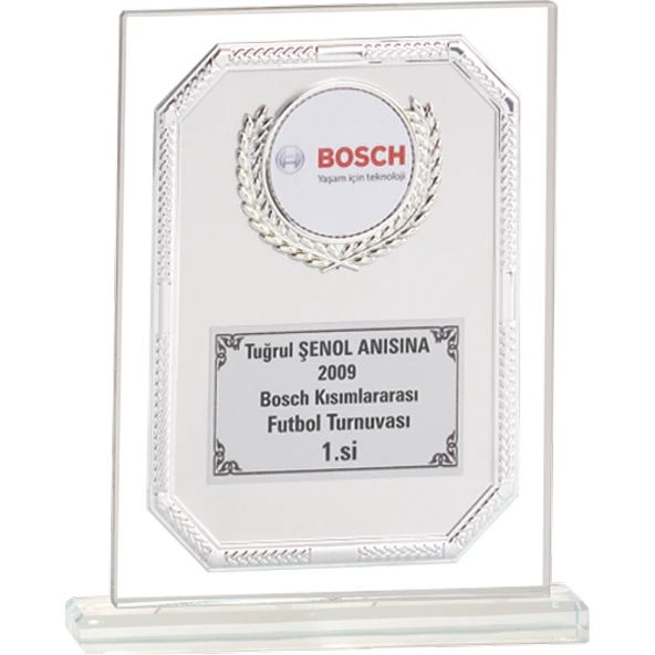 ODAK KUPA - Cam Plaketler - CM-084 B - 18x21 cm ürün görseli 1