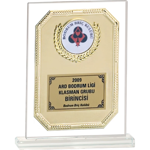 ODAK KUPA - Cam Plaketler - CM-084 A - 18x21 cm ürün görseli 1