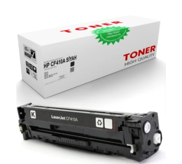 HP Uyumlu CF410A (410A) & CANON Uyumlu CRG-046K Toner Siyah ürün görseli 1