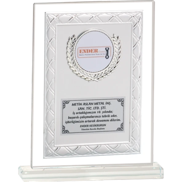ODAK KUPA - Cam Plaketler - CM-087 B - 18x21 cm ürün görseli 1