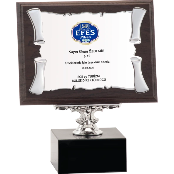 ODAK KUPA - Ahşap Plaketler - PL-040-M B - 15x20 cm ürün görseli 1