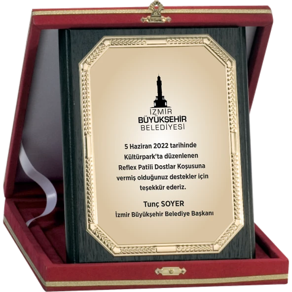 ODAK KUPA - Ahşap Plaketler - PL-041-M B - 15x20 cm ürün görseli 1
