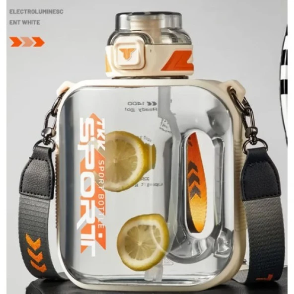 Uzspace Tkk Sporcu Matarası 1000 ml White ürün görseli 1
