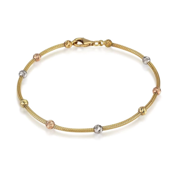 Altın Top Dorika Bileklik 14K Gold ürün görseli 1