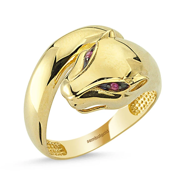 Kaplan Altın Yüzük Classic Gövdeli 14K Gold ürün görseli 1