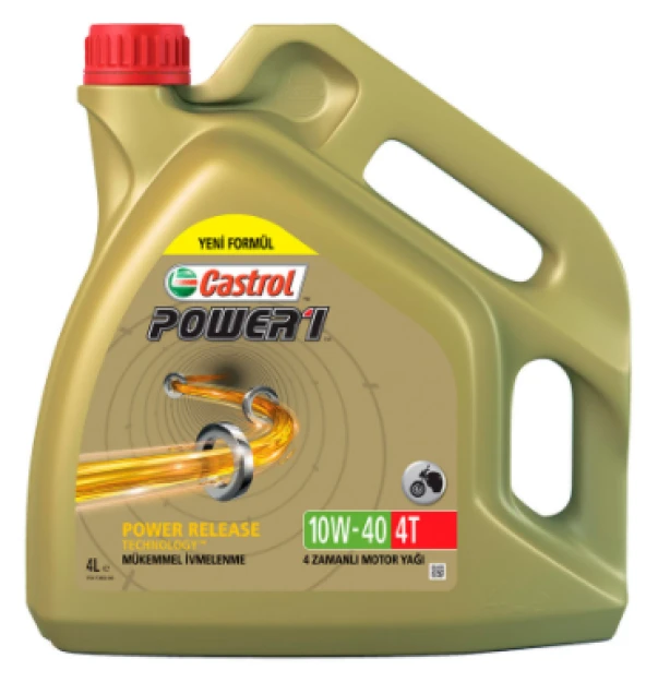 Castrol Power 1 4t 10W-40 Motosiklet Yağı 4L ürün görseli 1