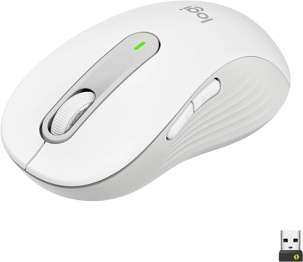 LOGITECH M650 L Kablosuz Optik 4000DPI Beyaz Bluetooth Mouse 910-006238 ürün görseli 1