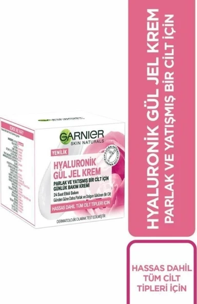 Garnier Hyaluronik Aloe Jely Krem Gül ürün görseli 1