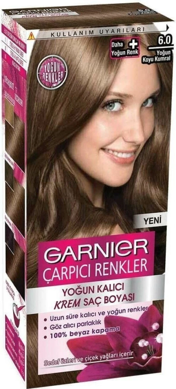 Garnier Çarpıcı Renkler 6.0 Yoğun Koyu Kumral ürün görseli 1