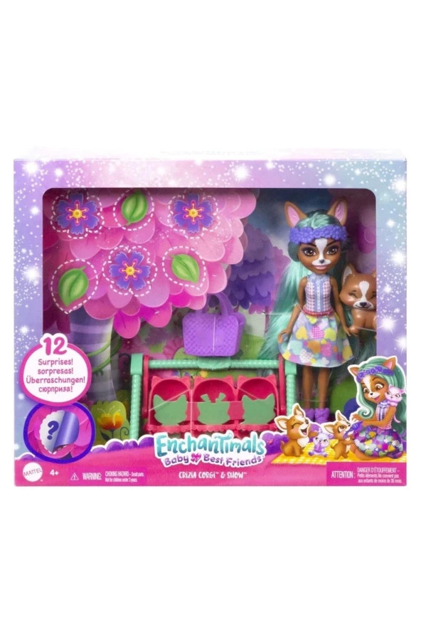 Enchantimals Bestie Reveal Yakın Arkadaş Bebekler Hlk83-hlk86 ürün görseli 1